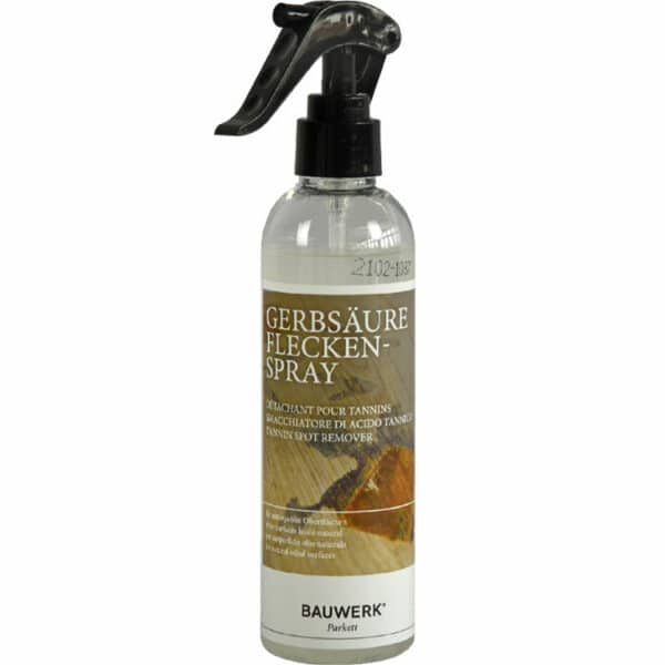 Bauwerk Parkett AG | Gerbsäure Fleckenspray