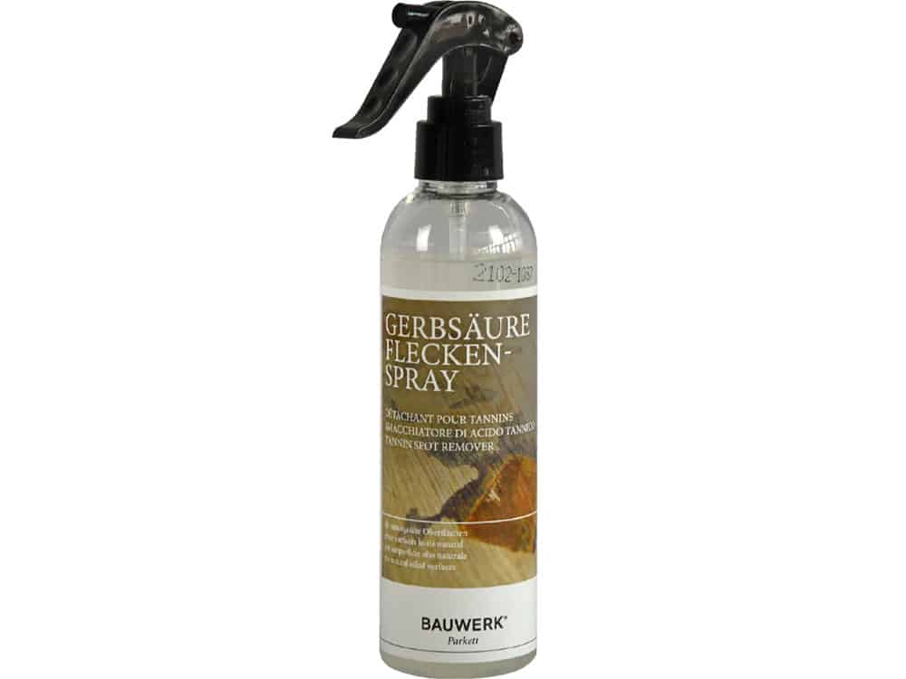 Bauwerk Parkett AG | Gerbsäure Fleckenspray