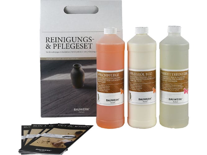 Bauwerk Parkett AG | Reinigungs- und Pflegeset für geölte Oberflächen